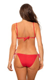 Elegant Two-Piece Swimsuit with Push-Up Effect