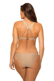 Elegant Italian Two-Piece Swimsuit with Push-Up Bra