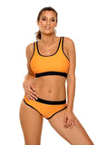 Elegant Two-Piece Swimsuit in Luxurious Italian Fabric