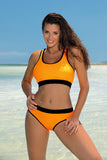 Italian Fabric Two-Piece Swimsuit with Comfortable Cut