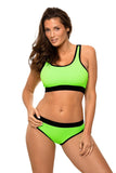Italian Fabric Two-Piece Swimsuit with Removable Inserts