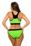 Italian Fabric Two-Piece Swimsuit with Removable Inserts