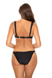 Elegant Two-Piece Swimsuit with Adjustable Features