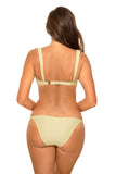 Two-Piece Swimsuit with Padded Bra and Adjustable Panties