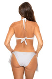 Elegant Two-Piece Italian Fabric Swimsuit with Push-Up Bra