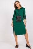 Ladies' Hooded Dress Sweatshirt with Side Slits and Pockets