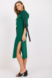 Ladies' Hooded Dress Sweatshirt with Side Slits and Pockets