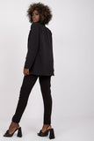 Ladies' Long-Sleeved Button Jacket with Imitation Pockets