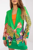 Ladies' Long-Sleeved Button Fastening Jacket