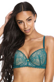 Lace Push-Up Bra with Adjustable Straps and Removable Pads