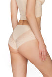 Elegant Lace Trim Cotton Briefs for Everyday Comfort