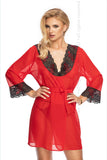 Luxe Chiffon Lace Robe for Alluring Elegance