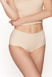 Elegant Lace-Trimmed Women's Panties with Smooth Front