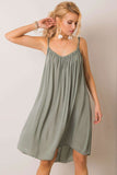 Loose Cut Strapless Viscose Dress for Summer Wear