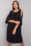 Summer Dress with Loose Cut and Decorative Inserts