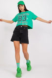 Loose Fit Ladies' T-Shirt with Bold Front Inscription