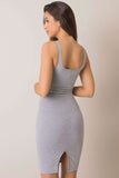 Pencil Cut Dress with Shoulder Straps - Summer Ready!