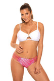 Elegant 2-Piece Swimsuit with Adjustable Straps and Glamour