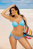 Elegant Two-Piece Push-Up Swimsuit with Adjustable Straps