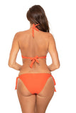 Elegant 2-Piece Push-Up Swimsuit with Decorative Stitching
