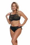 High-Waisted Panties with Fancy Drawstring & Gold Ornament
