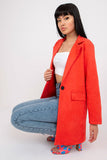 Imitation Suede Zipper Jacket with Long Sleeves
