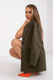 Imitation Suede Long Sleeve Zipper Jacket