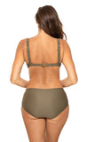 Sporty Two-Piece Swimsuit with Underwire Bra