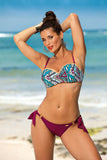 Elegant Push-Up 2-Piece Swimsuit with Adjustable Straps