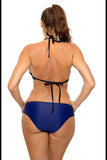 Elegant Two-Piece Swimsuit with Push-Up Support