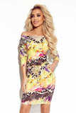 Colorful Leopard Print Sporty Dress with Pockets