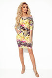 Colorful Leopard Print Sporty Dress with Pockets