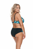 High-Waisted Microfiber Panties with Draped Belt Detail