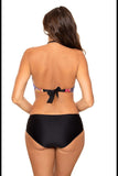 Elegant Two-Piece Swimsuit with Push-Up Effect