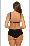 Heart-Shaped Neckline Push-Up 2-Piece Swimsuit