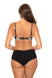 Heart-Shaped Push-Up Swimsuit with Detachable Straps