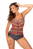 Push-Up One-Piece Swimsuit for a Natural Look