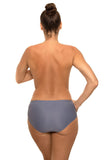 High-Cut Decorative Stitch Swimsuit Bottoms
