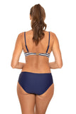 Elegant 2-Piece Push-Up Swimsuit with Adjustable Straps