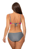 Sporty Two-Piece Swimsuit with Push-Up Cups