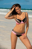Sporty Two-Piece Swimsuit with Push-Up Cups