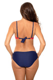 Sporty Two-Piece Swimsuit with Push-Up Cups