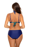 Elegant Push-Up Two-Piece Swimsuit with Comfortable Cut