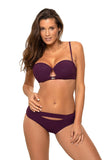 Elegant 2-Piece Push-Up Swimsuit with Detachable Straps