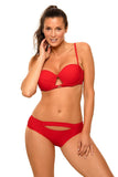 Elegant 2-Piece Push-Up Swimsuit with Adjustable Straps