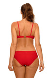 Elegant 2-Piece Push-Up Swimsuit with Adjustable Straps