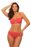 Elegant 2-Piece Push-Up Swimsuit with Detachable Straps