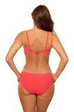 Elegant 2-Piece Push-Up Swimsuit with Detachable Straps
