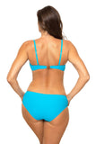Elegant 2-Piece Push-Up Swimsuit with Detachable Straps
