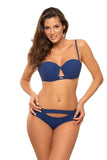 Elegant 2-Piece Push-Up Swimsuit with Natural Look